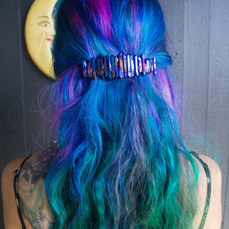 Multicolor Spring Crystal Hairpin Headwear 8cm
