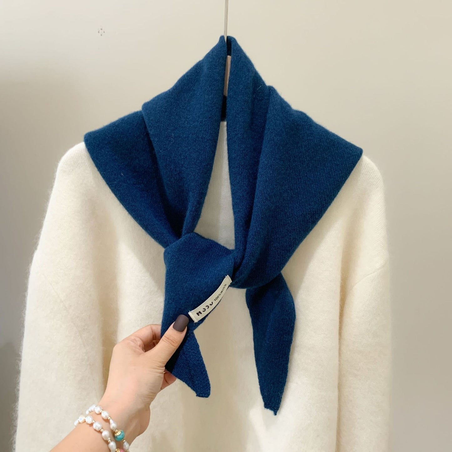 Multi-functional Warm All-matching Triangular Binder Women's Scarf Knitted Scarf