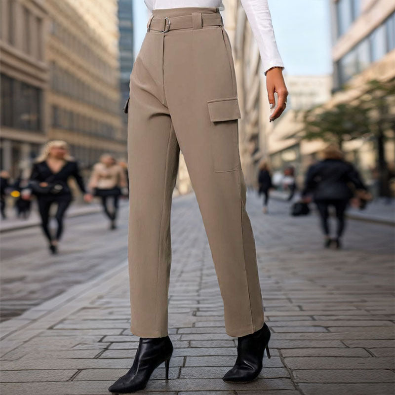 Women's Lace-up Commuter Pocket Trousers