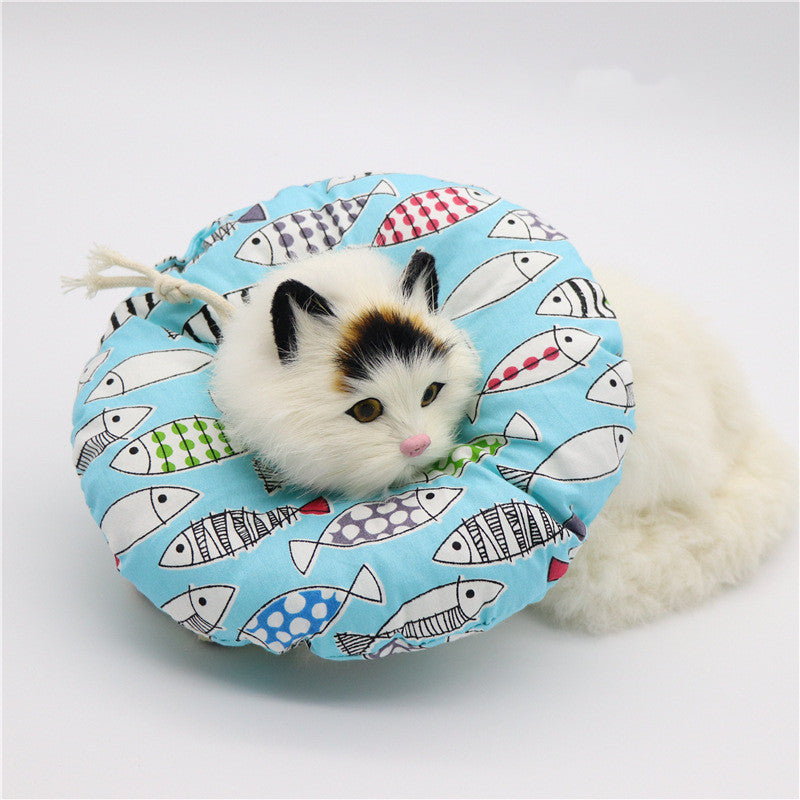 Elizabethan Ring Cat Anti-bite, Anti-lick And Anti-scratch Soft Headgear