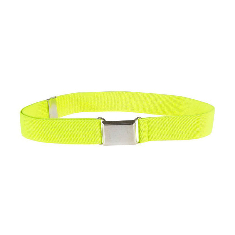 Children's Men's And Women's Elastic Band Monochrome Pants Belt
