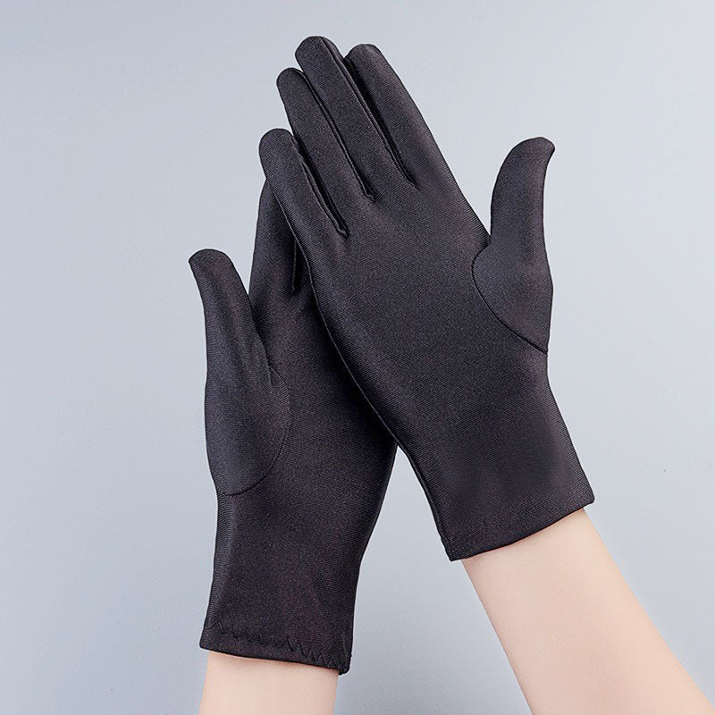 Men's Stretch Breathable Sweat Absorbing Sunscreen Gloves