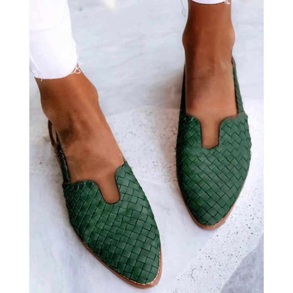 Womens Plus Size Flat Low Heel Sandals