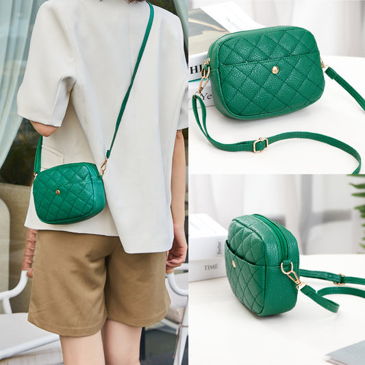 Fashionable Matte Texture Single Shoulder Crossbody Bag