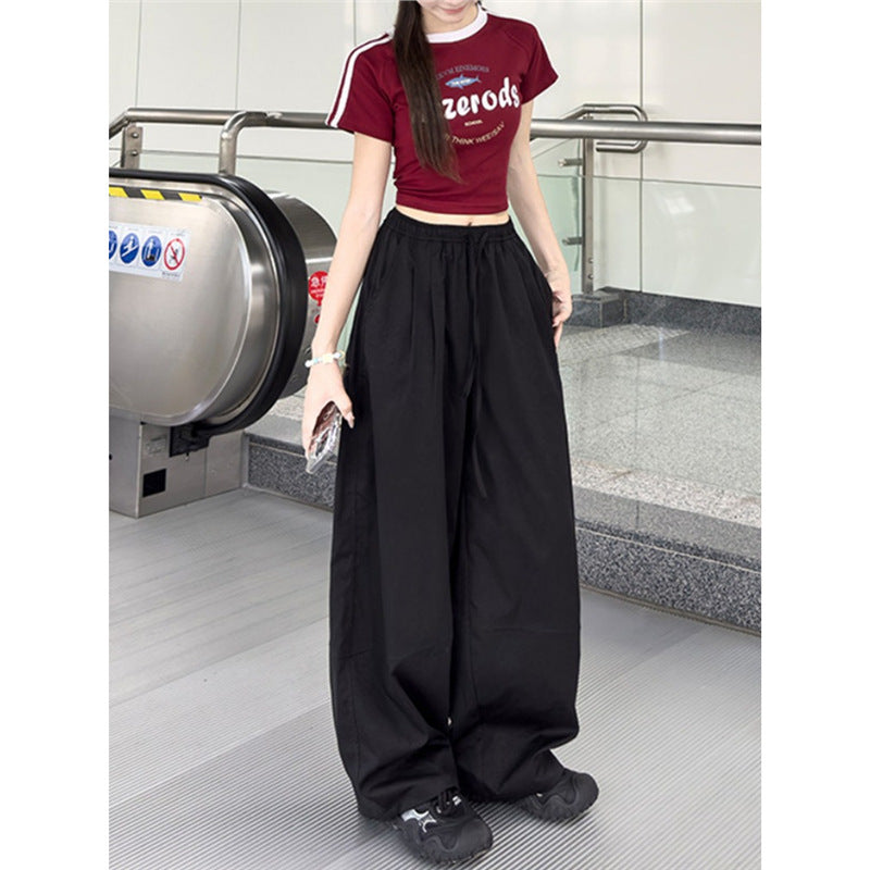 Wide-leg Quick-drying Athletic Casual Pants