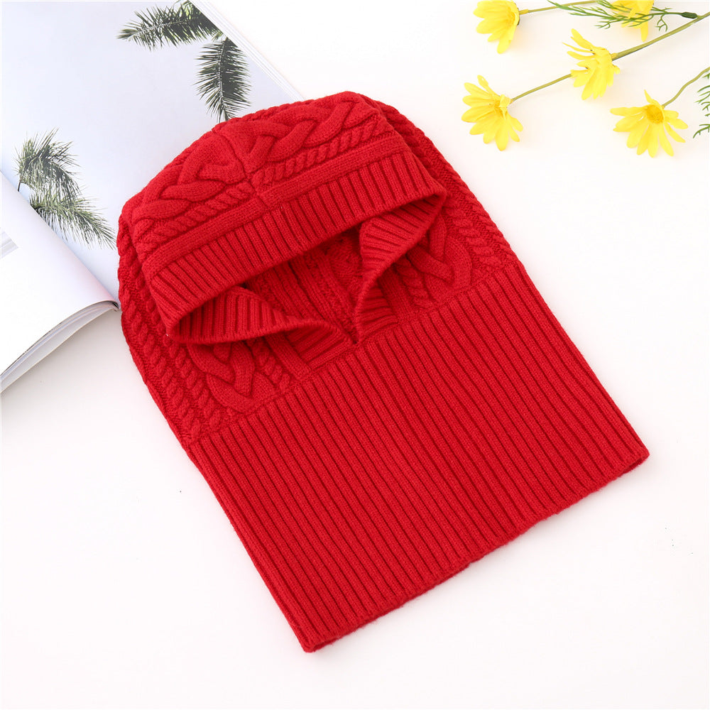 Women's Thickened Thermal Dual-use Knitted Scarf