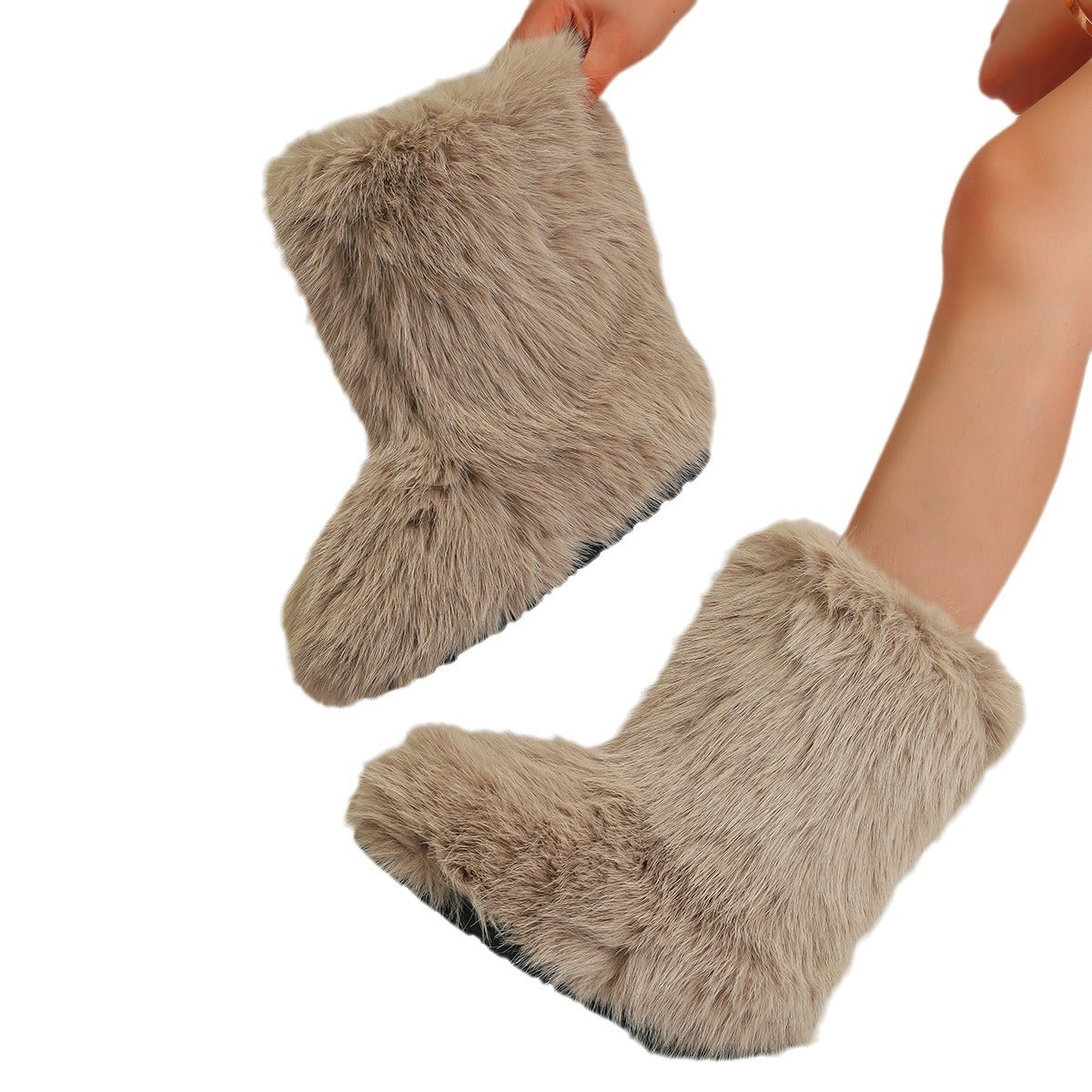 Snow Boots Middle Boots Furry Boots