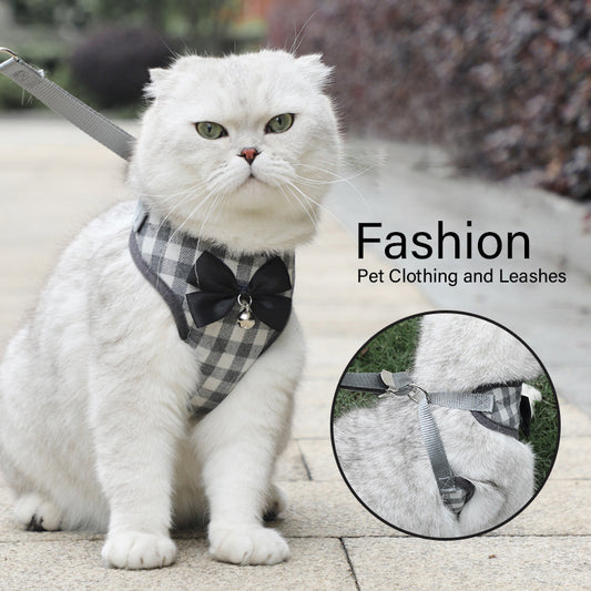 Cat Traction Rope Out Anti Slip Vest Type Adjustable Strap