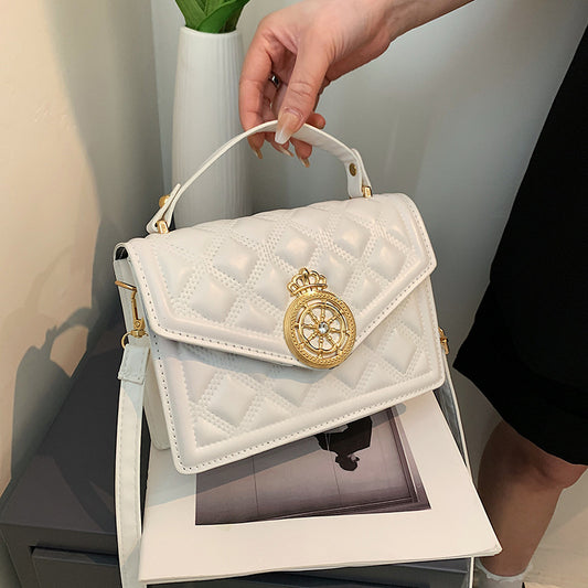 Contrast Indentation Diamond Lattice Simple Small Square Bag