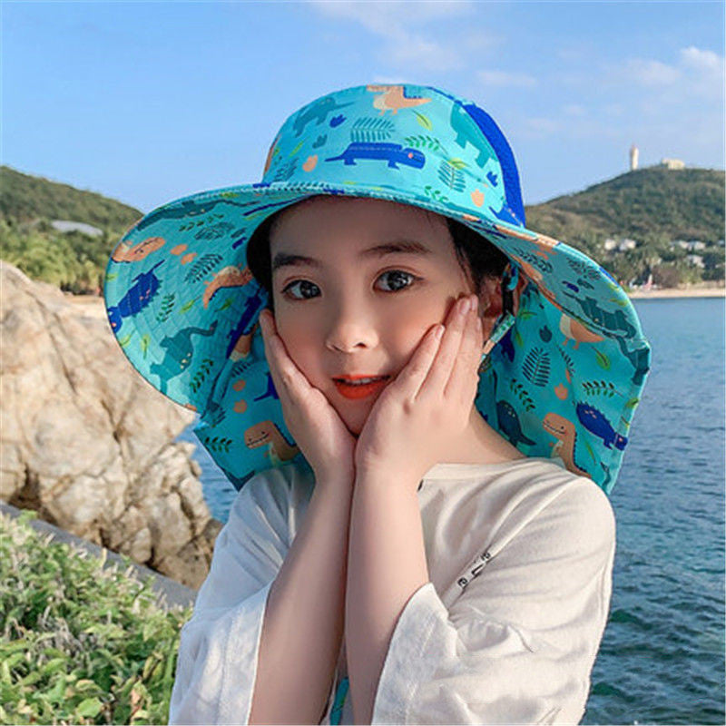 Children's Summer Big Brim Sunshade Thin Sun Hat