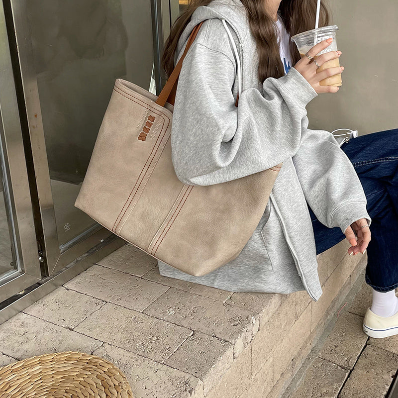 New Fashion Atmosphere Simple Tote Bag Retro