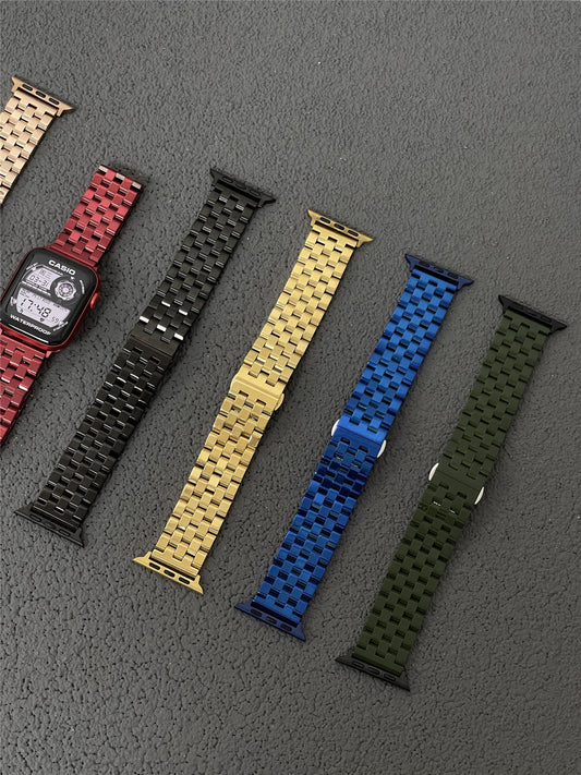 Seven-Color Braided Stainless Steel Strap