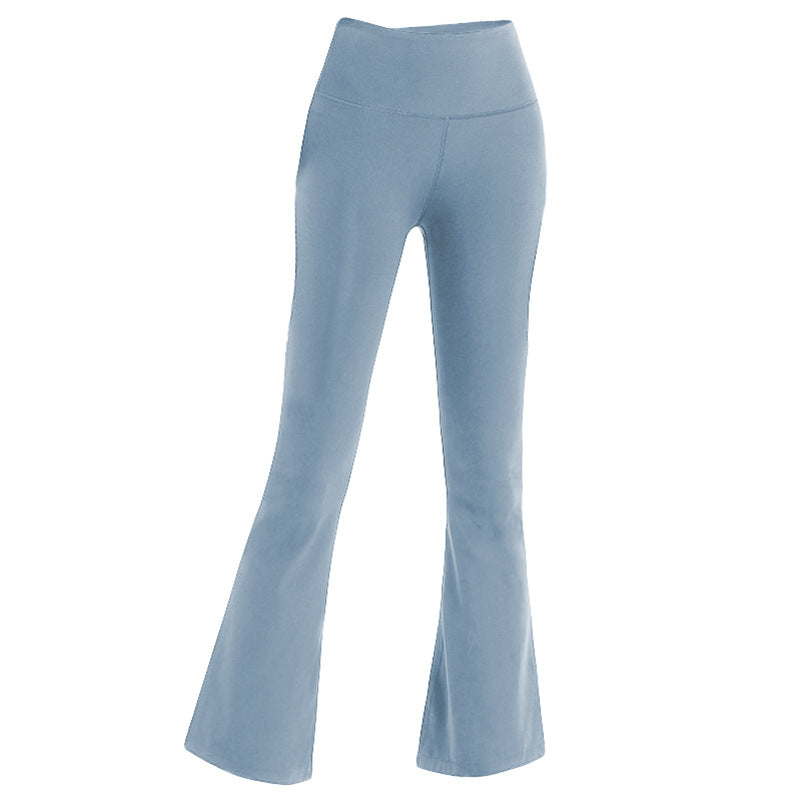 Female Bell-bottom Pants High Waist Tight Sports Yoga Pants