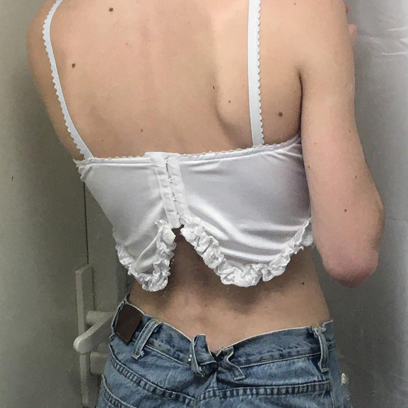 Ny amerikansk Pure Desire Irregulær rem Tanktop til kvinder