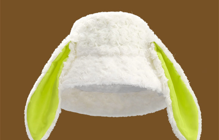 Cute And Sweet Sheep Baa Baa Ear Hat Plush To Keep Warm