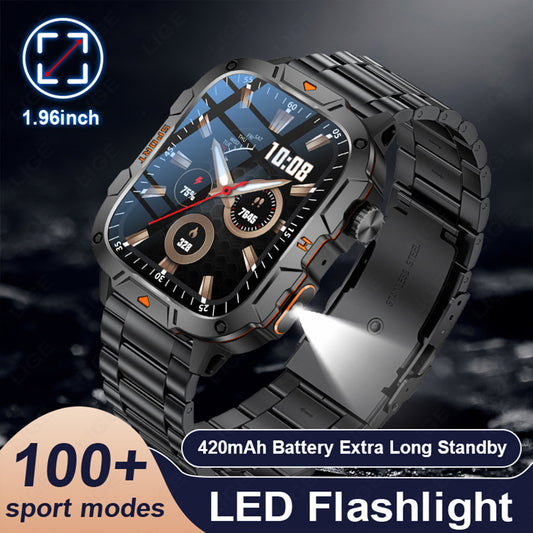Square Large Screen Multi-function Sports Running Heart Rate Smart Watch
