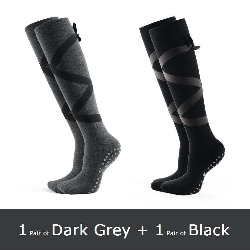 Breathable, Warm, Non-slip Pressure Bandage Dance Socks Floor Socks