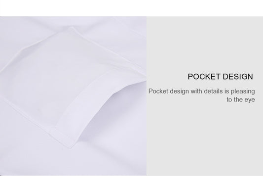 Langærmet business casual skjorte til mænd
