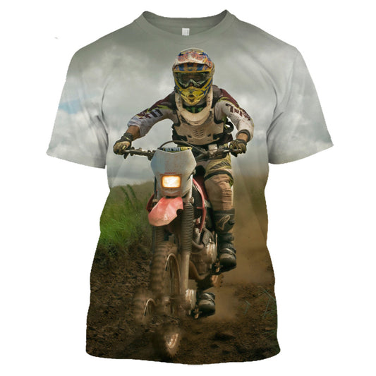 3D Digital Printing Men's Short Sleeve Casual T Shirt