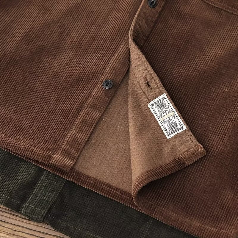 Mens Loose-fit Retro Coat From A Trendy Brandedgy And Cool