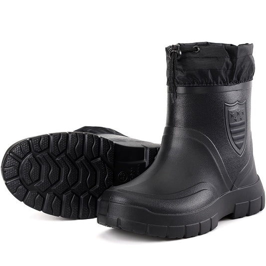 EVA Low Barrel Light Three Protection Waterproof Shoes Rubber Shoes