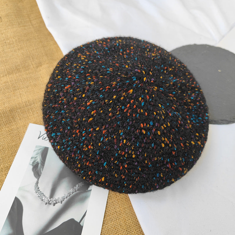 Fashionable Versatile Artist Hat Vintage Pumpkin