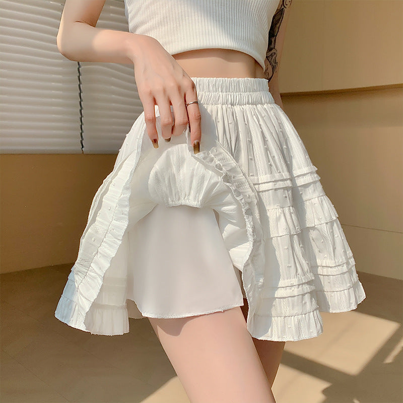 Petite Women's Gentle Temperament Short Skirt High Waist Slimming