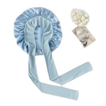 Simple Hair Care Wide-brimmed Lace-up Hat