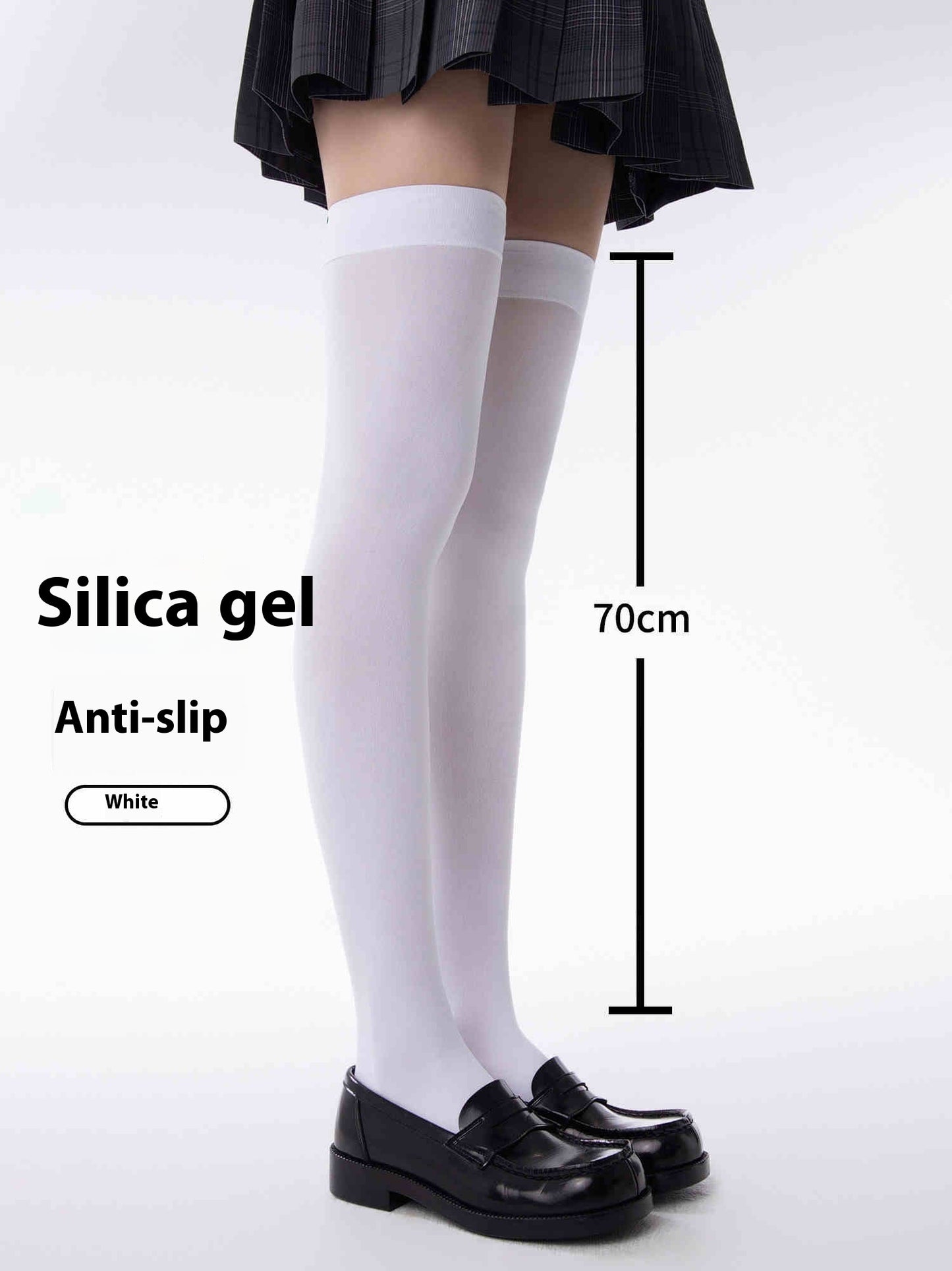 Spring And Summer Thin Japanese White Jk Hold-ups