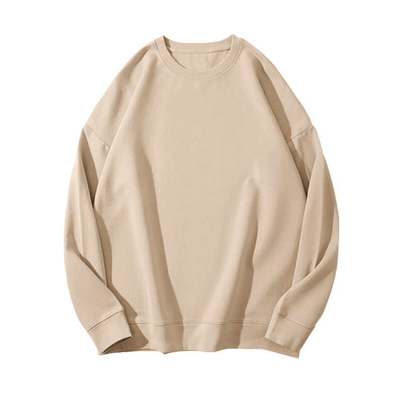 Dame Sweater i Ensfarvet med Pelsdetaljer