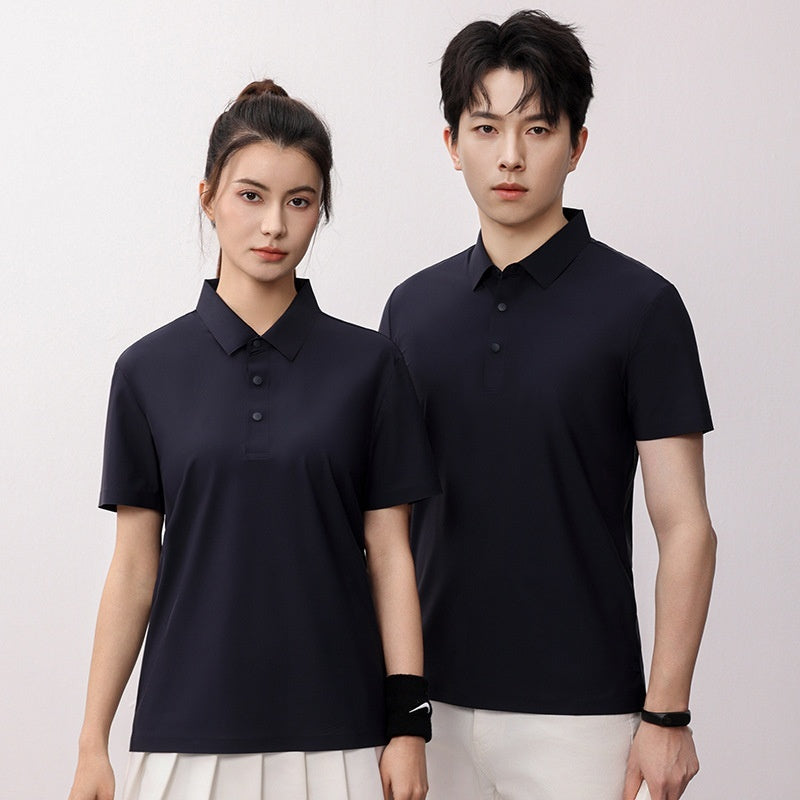 Polo Shirt Brocade Ammonia Seamless Summer Running Ice T-shirt Golf