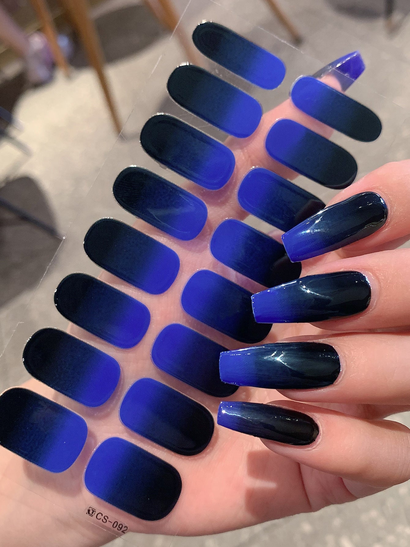 Gradient Color Nail Sticker Spring And Summer Comely Finger