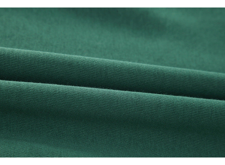 Green Mopping Wide Leg Stripes With A Loose And Drooping Feel