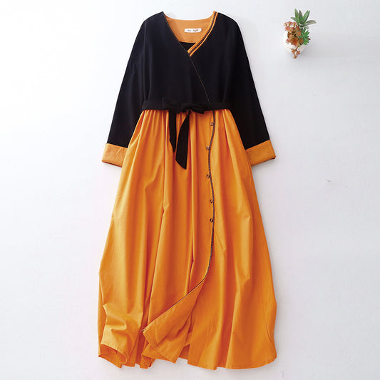 Simple Stylish Ethnic Style Dress For Women