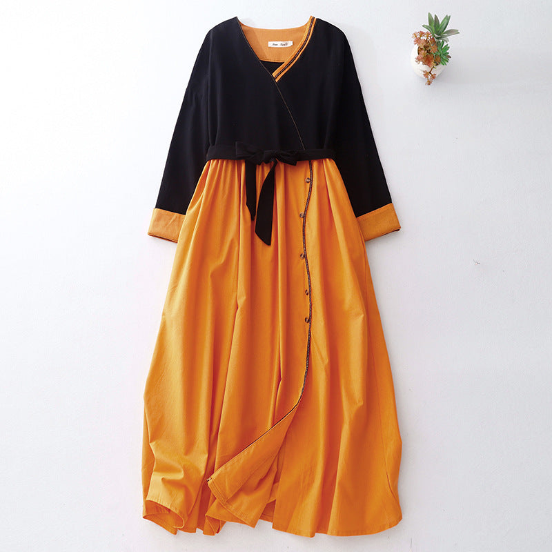 Simple Stylish Ethnic Style Dress For Women