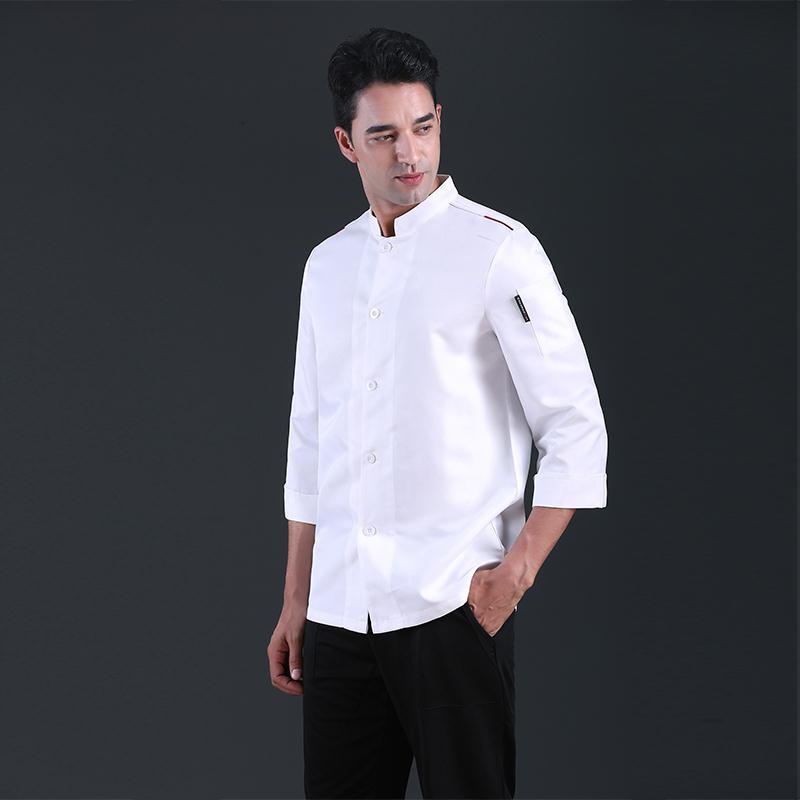 Chef's Work Clothes With Seven-cent Sleeves