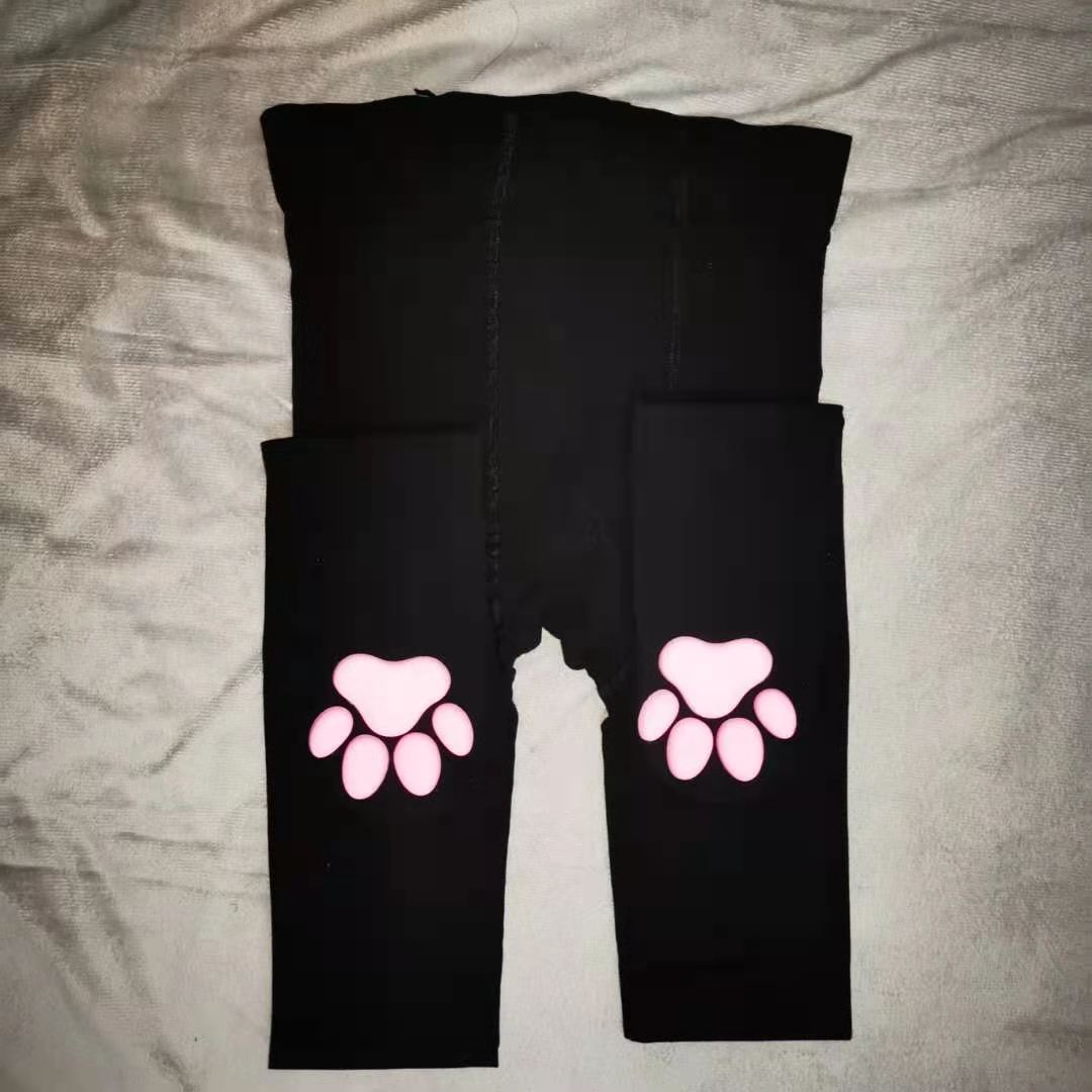 Cute Three-dimensional Meat Pad Pantyhose Over The Knee