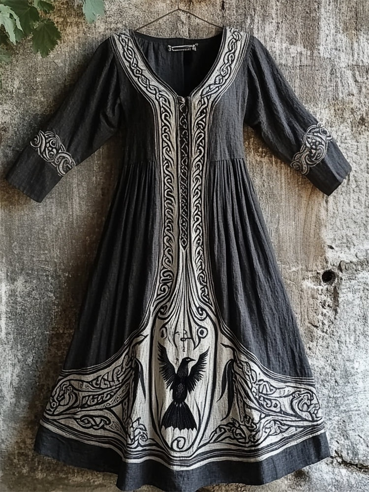3D Digital Print Women's Dress
