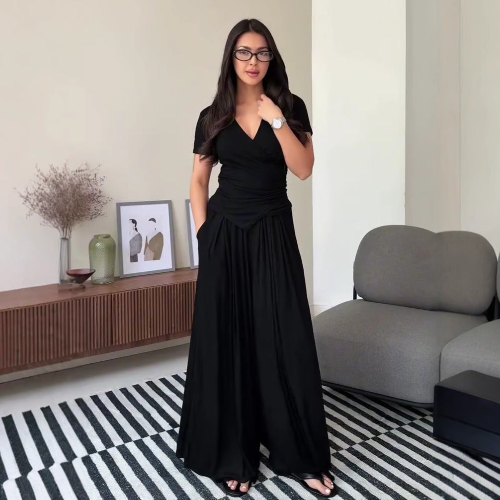 Womens Cozy And Minimalist Casual Two-Piece Set
