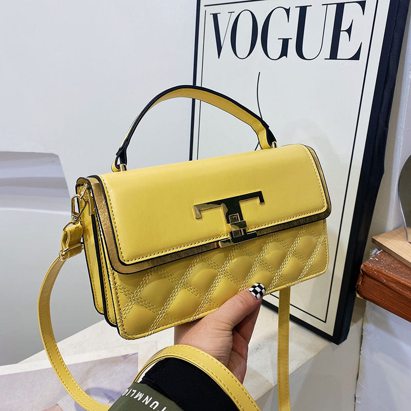 Andheld Brev Enkelt Skuldertaske Bredbånd Crossbody