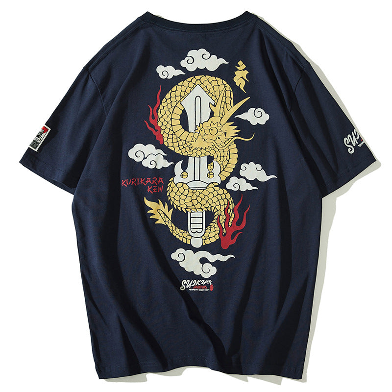 Men And Women Couple Short Sleeve TEE Cotton