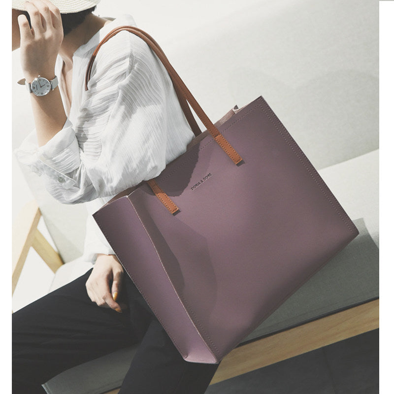 Women's Fashion Simple Large Capacity Shoulder Bag