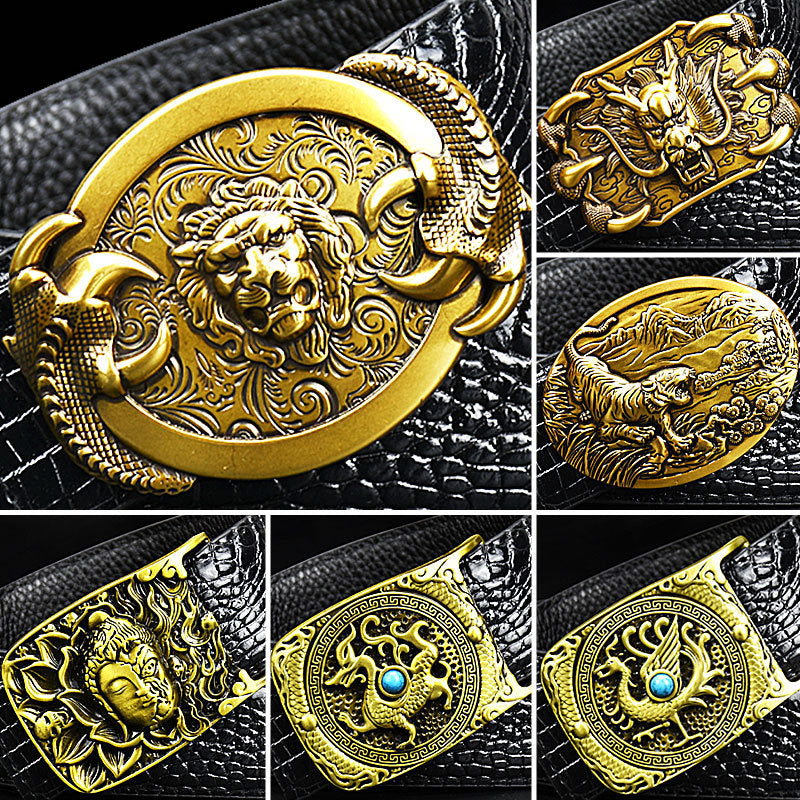 Men's Fashion Personality Smooth Buckle