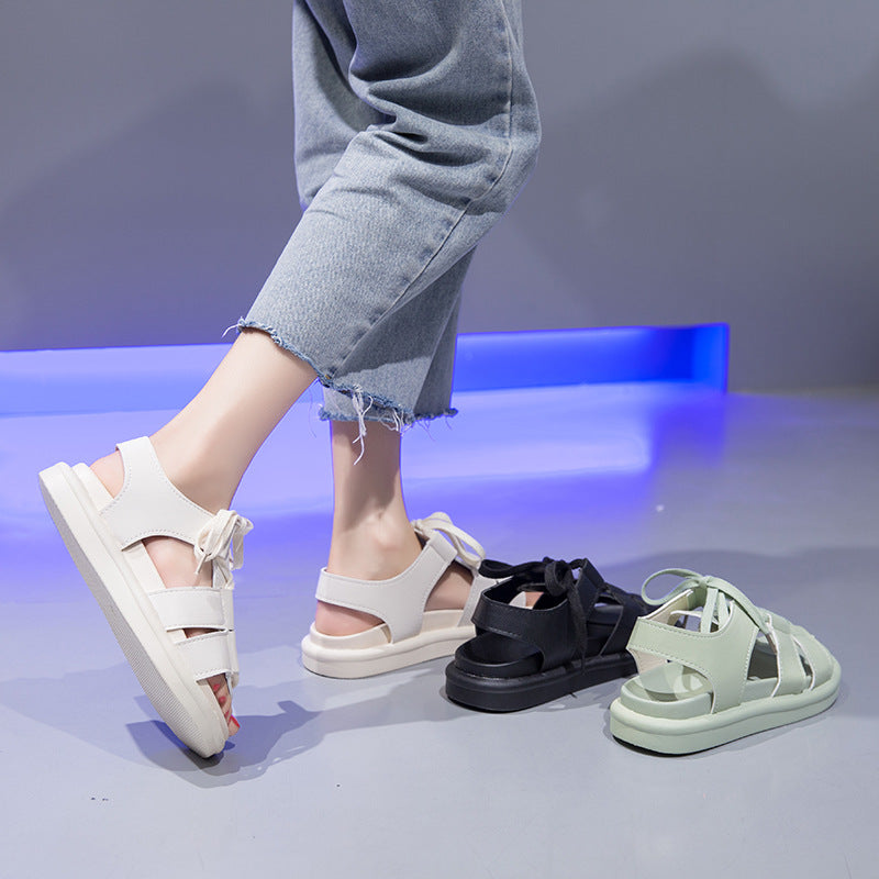 Summer Niche Sports Flat Roman Women's Shoes