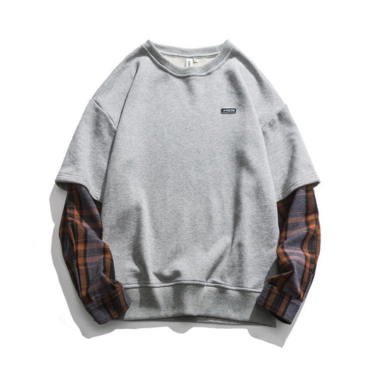 Todelt sweater til mænd og kvinder, løs pasform, parmodel