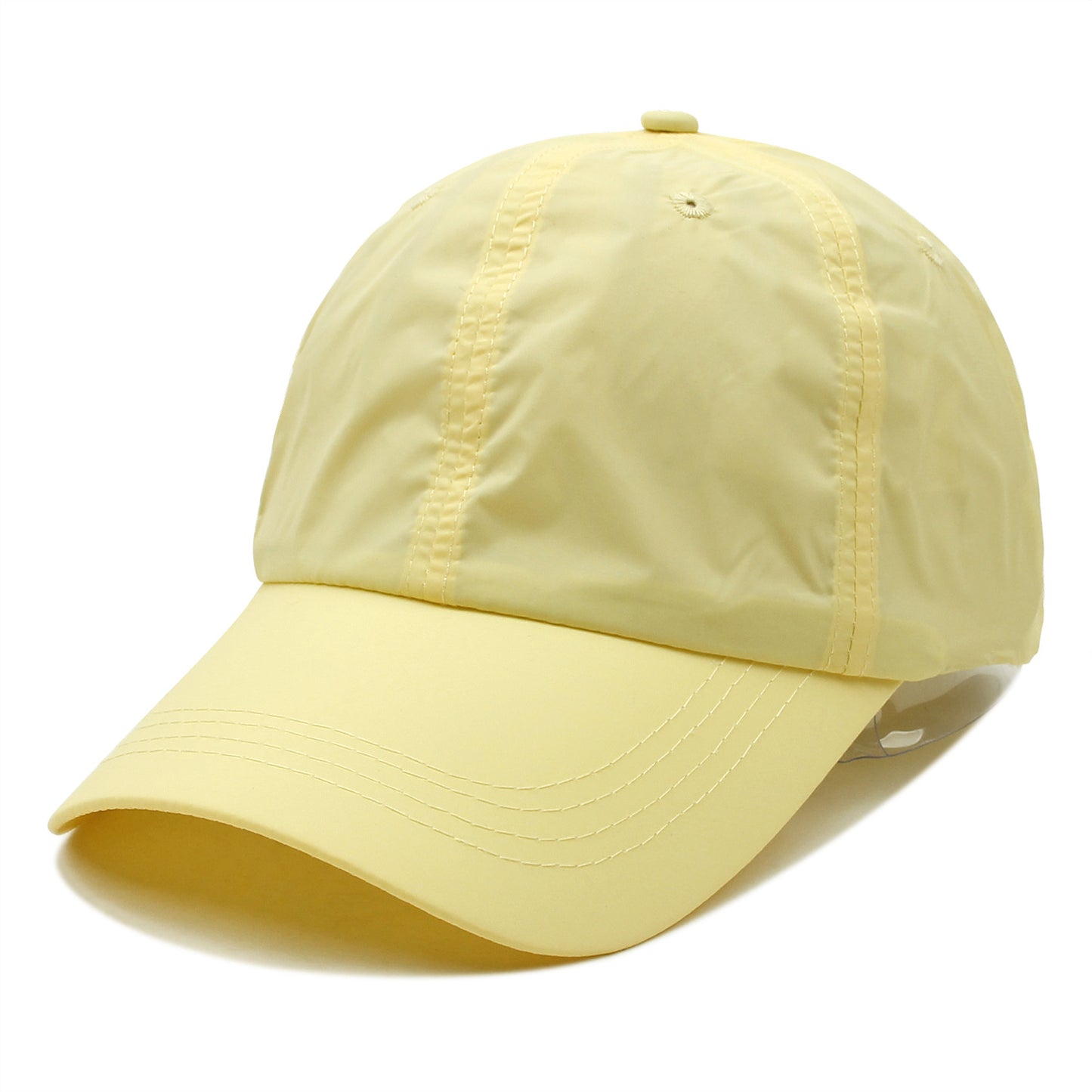 Baseball Cap Women's Outdoor Sports Cap With Hair Extensions Adjustable Quick-drying