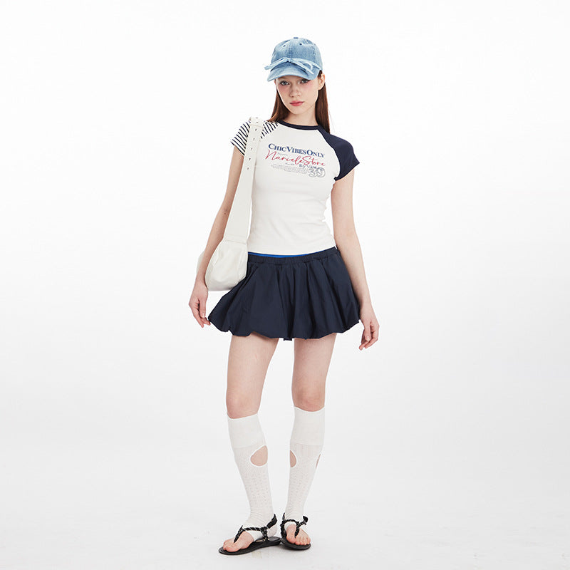 Letter Short-sleeved T-shirt Women's Top