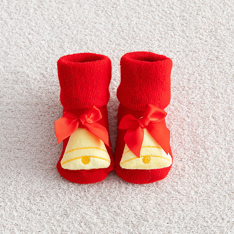 Christmas Non-slip Dotted Rubber Floor Socks