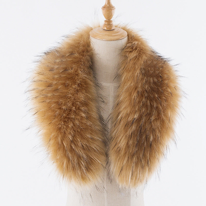Bib Down Jacket Hat Strip Coat Collar