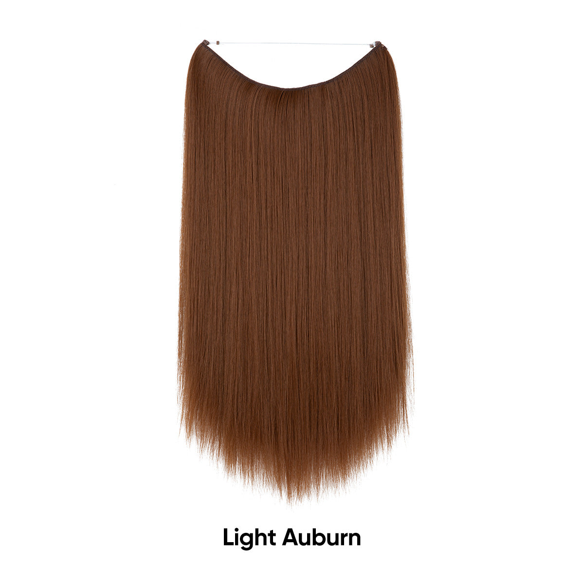 Women's One-piece Adjustable Invisible Straight Multi-color Gradient Hair Extension Fishline